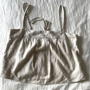 Abercrombie & Fitch linen blend tank (M)